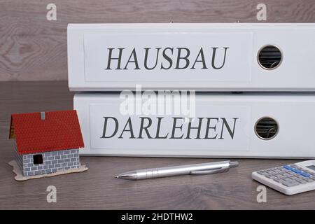Baubau, Immobilien, Hypotheken, Baukonstruktionen, Wohnen, Immobilien Stockfoto