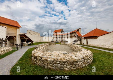 Die Marienburg von Feldiora in Rumänien die Marienburg von Feldiora in Rumänien Stockfoto