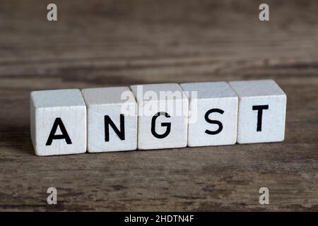 Angst, Ängste Stockfoto