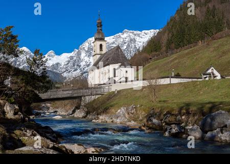 ramsau, St. sebastian, Ramsaus, St. sebastians Stockfoto