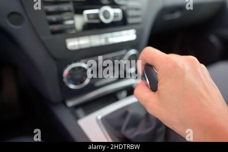 Fahren, Getriebe, Schalter, Antrieb, Gang, Switchs Stockfoto