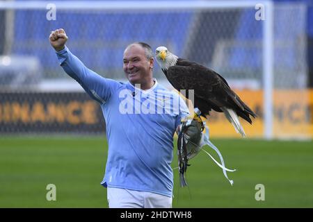 Olympia am 20th. Tag der Serie A Meisterschaft zwischen S.S. Lazio gegen Empoli F.C. am 6th. Januar 2022 im Stadio Olimpico in Rom, Italien. Stockfoto