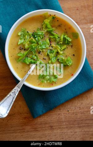 Gemüsesuppe, vegetarisch, Gemüsesuppen, Vegetarier Stockfoto