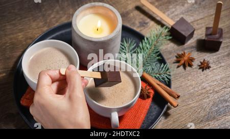 weihnachten, heiße Schokolade, Marschmalow, fröhliche weihnachten, Weihnachten, weihnachten, heiße Pralinen, Marschmarmeladen Stockfoto