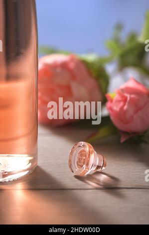Glasstopfen Stockfoto