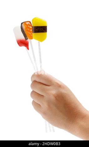 lollipop, Sushi, japanische Kultur, Lutscher, sushi, japanisch Stockfoto