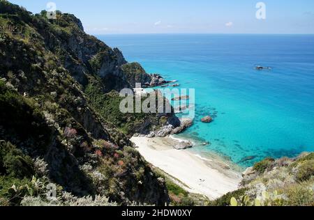 bucht, capo vaticano, ricadi, Buchten Stockfoto