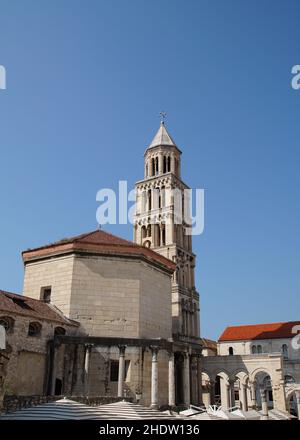 kathedrale, Split City, diokletianpalast, Kathedralen, Split Cities, diokletians Paläste Stockfoto