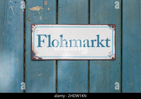 Flohmarkt, Junk-Markt, Flohmärkte, Junk-Märkte Stockfoto