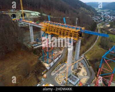 Baustelle, Brücke, stuttgart 21, Baustelle, Baustelle, Standorte, Brücken Stockfoto