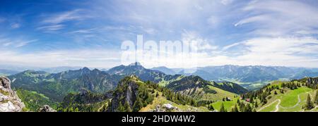 Bayerische Alpen Stockfoto