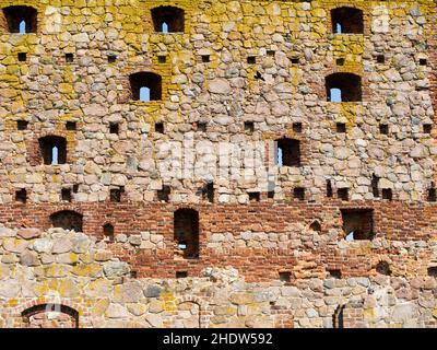 Ruinen, hammershus, Ruine Stockfoto