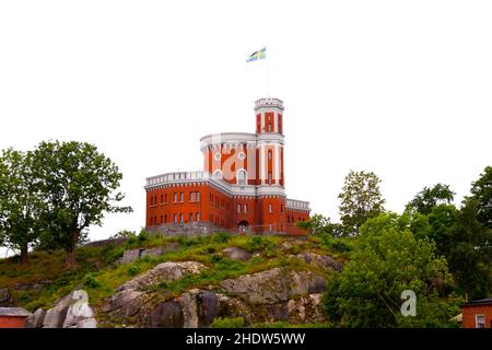 Schloss auf Kastellholmen, kastellholmen Stockfoto