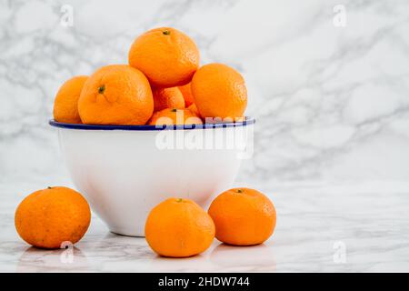 Tandarine, Clementine, Mandarinen, Clementinen Stockfoto