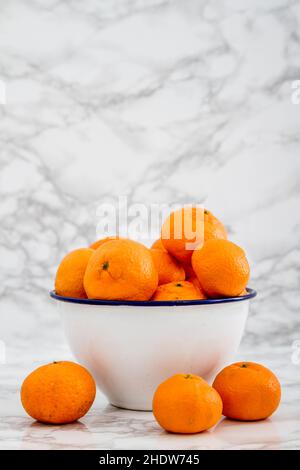 Tropische Früchte, Tandarine, tropische Früchte, Mandarinen Stockfoto