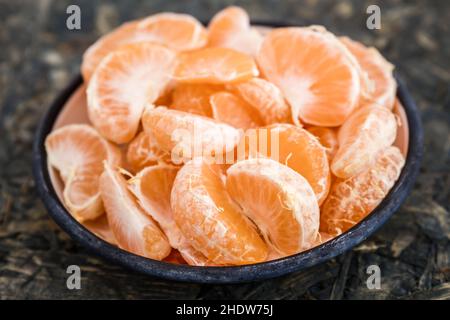 Gesunde Ernährung, Tandarine, gesunde, gesunde Ernährung, fettarm, Mandarinen Stockfoto