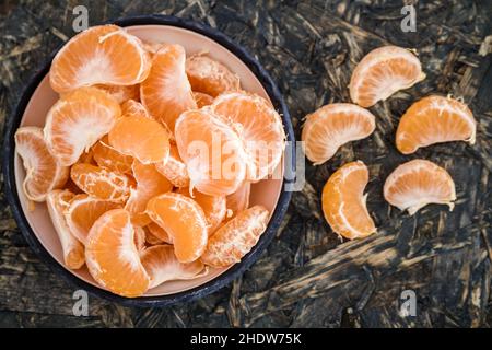 Gesunde Ernährung, Obst, Tandarine, gesunde, gesunde Ernährung, Fettarm, Früchte, Mandarinen Stockfoto
