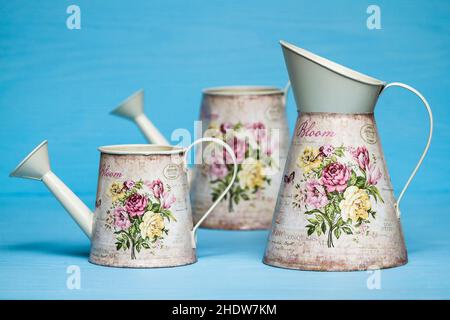 Krug, Gießkanne, Landhausstil, Krüge, Gießkannen, Länderstil Stockfoto