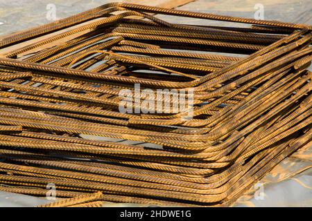 Stahlgitter, Gitter, Stahlgitter Stockfoto