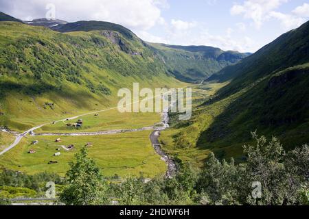 hordaland, vikafjell, hordalands Stockfoto
