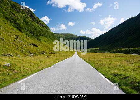 Straße, vikafjell, Straßen, Straße, Straßen Stockfoto