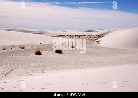 White Sands National Monument, White Sands National Monuments Stockfoto