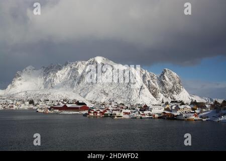 lofoten, reine, moskenesoya, lofoten, reine Stockfoto