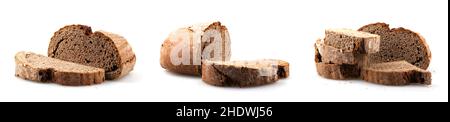 Brot, Roggenbrot, Brot, Roggenbrot, Roggenbrot Stockfoto