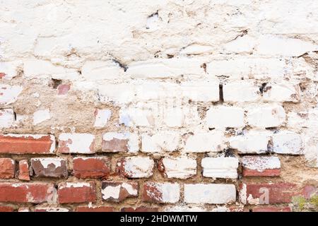 Backsteinmauer, Backsteinwände Stockfoto