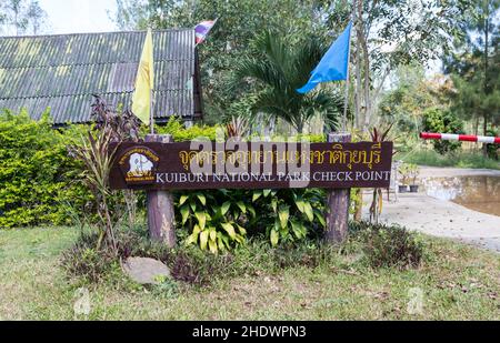 Kui-Buri-Nationalpark Stockfoto