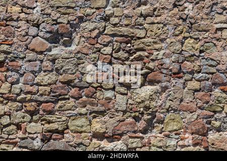 Steinmauer, Steinmauern Stockfoto