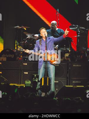 Paul McCartney beim Konzert im Earls Court in London, Großbritannien. 17th. April 2003. Stockfoto