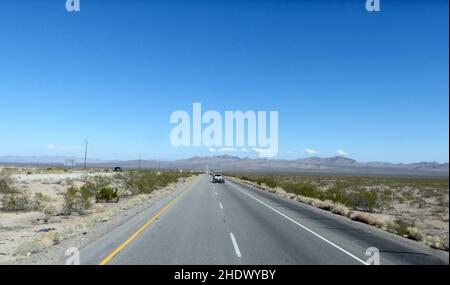 In Bewegung, nevada, Autobahn, in Bewegung, nevadas, Autobahnen, Autobahnen, Autobahnen Stockfoto