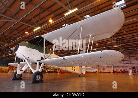 Fairey Swordfish Mk 2 LS326, RNAS Yeovilton, Stockfoto