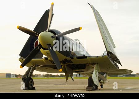 Royal Navy Hawker Sea Fury FB11 Stockfoto