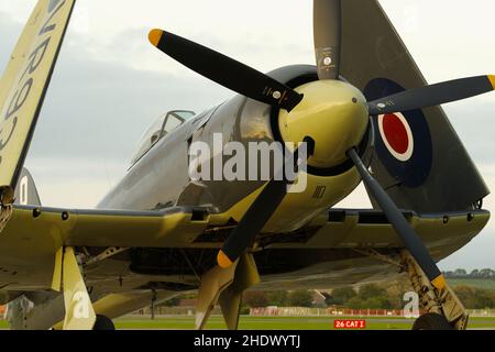 Royal Navy Hawker Sea Fury FB11 Stockfoto