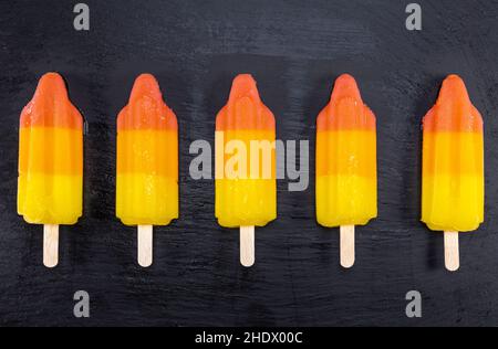 Eiscreme, Wassereis, Eis, Eis, Wassereis, Eiszapfen Stockfoto