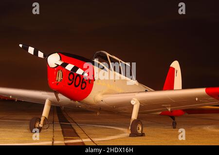 DHC Chipmunk T10, WK608, Navy Wings, RNAS Yeovilton, Stockfoto