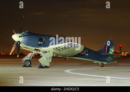 Royal Navy Hawker Sea Fury FB11, VR930 RNAS Yeovilton, Stockfoto