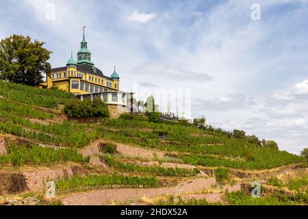 radebeul, spitzhaus, Sommerhaus, radebeuls Stockfoto