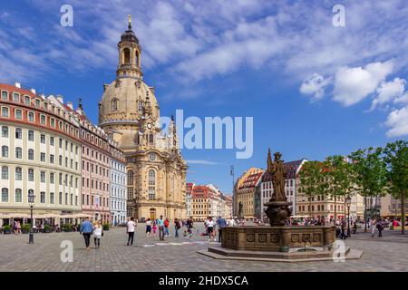dresden, neumarkt, dresdens, Neumarkt Stockfoto