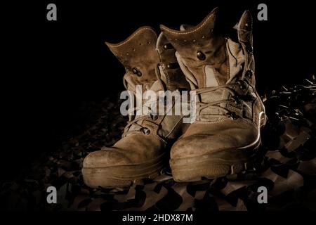 Stiefel, Stiefel Stockfoto