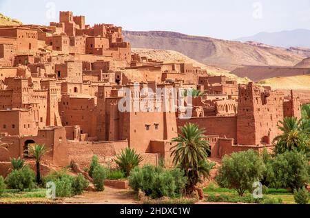 Weltkulturerbe, unesco, Aït ben haddou, Weltkulturerbe, unescos, Aït-ben-Haddous Stockfoto