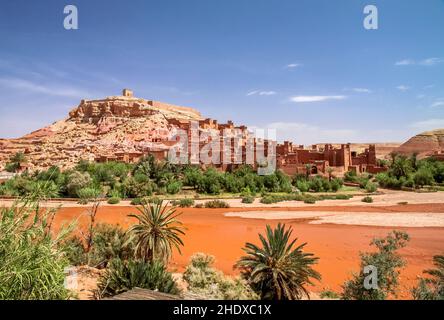 fort, adobe, Aït ben haddou, Forts, adobes, Aït-ben-Haddous Stockfoto