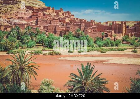 Weltkulturerbe, Aït ben haddou, Weltkulturerbe, Aït-ben-Haddous Stockfoto