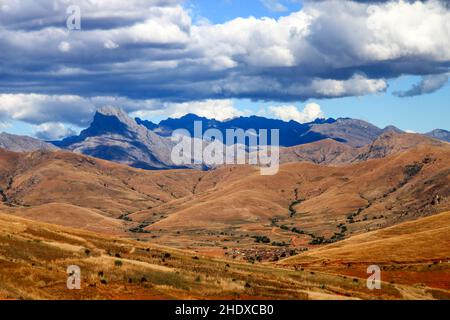 madagaskar, Andringitra-Massiv, Madagascars Stockfoto