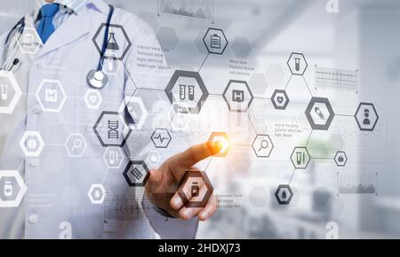 Arzt, Netzwerk, Symbol, virtuell, aktivieren, Ärzte, Netzwerke, Icons, Virtuellen, aktivieren, Wird aktiviert Stockfoto