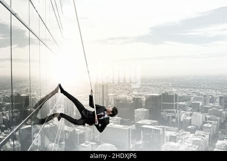 Geschäftsmann, Spion, Geheimagent, Chef, Geschäftsleute, führungskräfte, Führungskräfte, Führungskräfte, Führungskräfte, Manager, Spione, Spionage, Geheimagenten Stockfoto