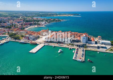 Umag aus der Luft Stockfoto