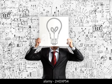 Unternehmen, Ideen, Management, Unternehmen, Verhandlungen, Brainstorming, Idee, Management Stockfoto